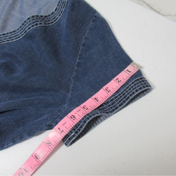 Soft Surroundings Chambray Tunic Top Size Small - Picture 10 of 14